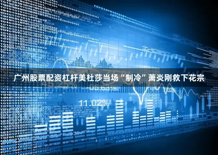 广州股票配资杠杆美杜莎当场“制冷”萧炎刚救下花宗